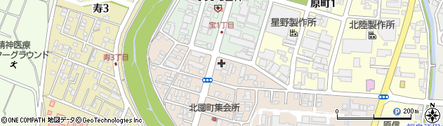 新潟県長岡市北園町214周辺の地図