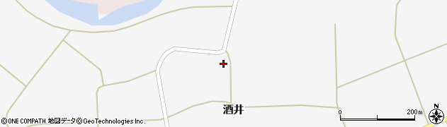 福島県浪江町（双葉郡）酒井（久保内）周辺の地図