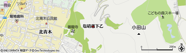 福島県会津若松市門田町大字黒岩（塩硝蔵下乙）周辺の地図