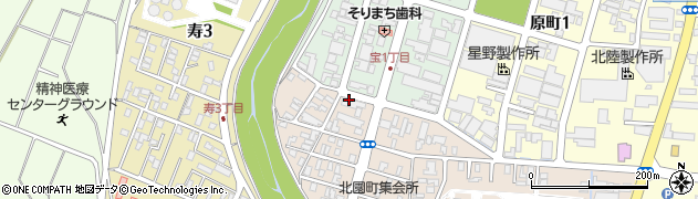 新潟県長岡市北園町220周辺の地図