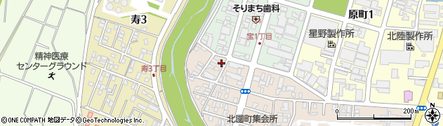 新潟県長岡市北園町237周辺の地図