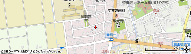 新潟県長岡市巻島周辺の地図