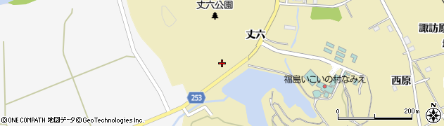 福島県浪江町（双葉郡）高瀬（丈六）周辺の地図