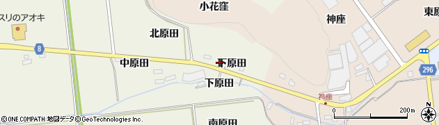 福島県本宮市岩根（下原田）周辺の地図