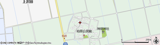 福島県会津若松市北会津町柏原周辺の地図