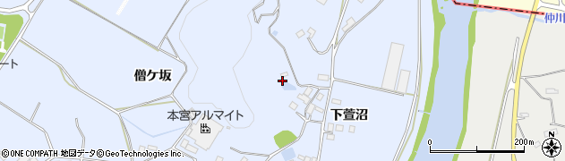 福島県郡山市日和田町高倉投卓周辺の地図