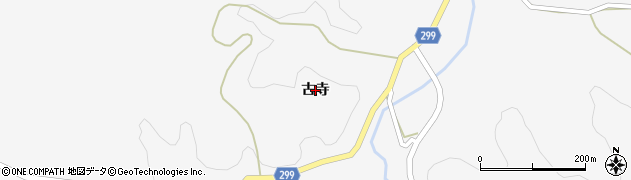 福島県三春町（田村郡）実沢（古寺）周辺の地図
