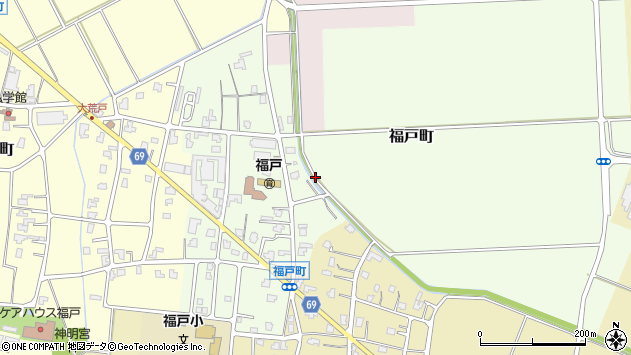 〒940-2052 新潟県長岡市福戸町の地図