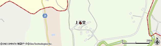 福島県郡山市西田町丹伊田（上石堂）周辺の地図