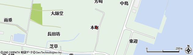 福島県浪江町（双葉郡）請戸（本町）周辺の地図