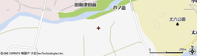 福島県浪江町（双葉郡）酒井（芦ノ迫）周辺の地図