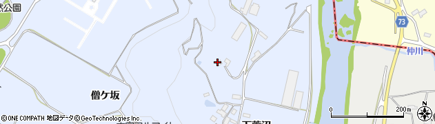 福島県郡山市日和田町高倉（大川岸）周辺の地図