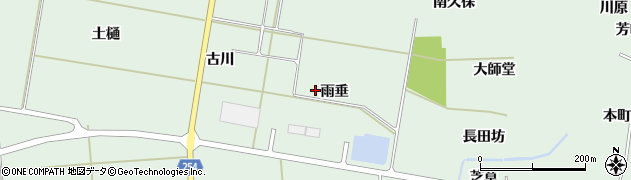 福島県浪江町（双葉郡）請戸（雨垂）周辺の地図