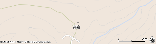 福島県大沼郡金山町水沼高倉周辺の地図