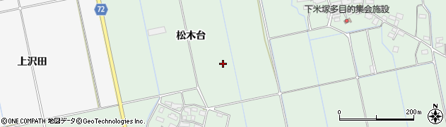 福島県会津若松市北会津町柏原（松木台）周辺の地図