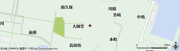 福島県双葉郡浪江町請戸大師堂周辺の地図