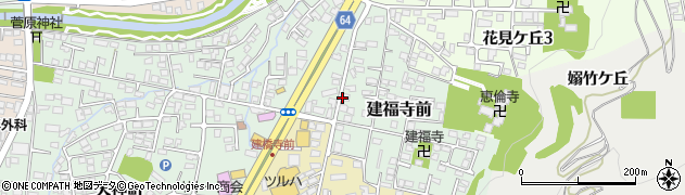 裕美容室建福寺前店周辺の地図