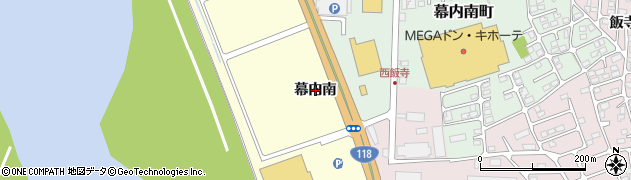 福島県会津若松市神指町大字南四合（幕内南）周辺の地図
