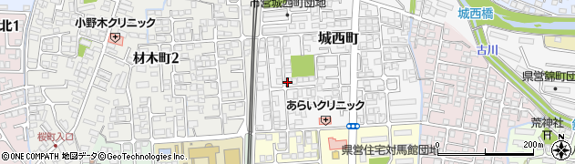 福島県会津若松市城西町6周辺の地図