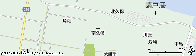 福島県浪江町（双葉郡）請戸（南久保）周辺の地図
