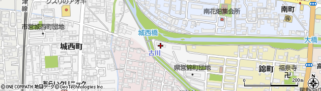 福島県会津若松市城西町1周辺の地図