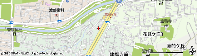 会津若松裏磐梯線周辺の地図