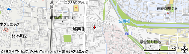 福島県会津若松市城西町3周辺の地図