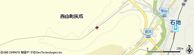 新潟県柏崎市西山町灰爪575周辺の地図