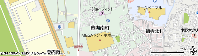 福島県会津若松市幕内南町周辺の地図