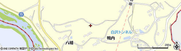 福島県本宮市糠沢八幡周辺の地図