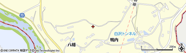 福島県本宮市糠沢（八幡）周辺の地図