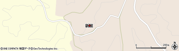 福島県三春町（田村郡）富沢（新舘）周辺の地図