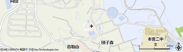 福島県本宮市岩根（立石山）周辺の地図
