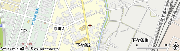 新潟県長岡市下々条周辺の地図