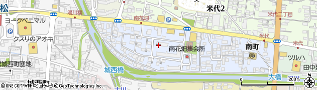福島県会津若松市南花畑周辺の地図