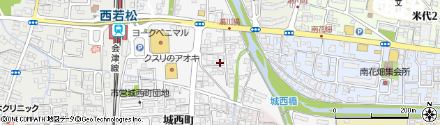 福島県会津若松市城西町2周辺の地図