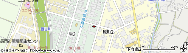 長岡宝郵便局 ＡＴＭ周辺の地図