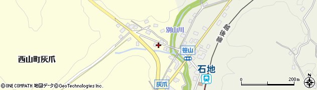 新潟県柏崎市西山町灰爪5周辺の地図