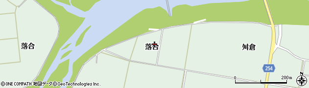 福島県浪江町（双葉郡）請戸（落合）周辺の地図