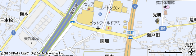 福島県本宮市荒井（小切）周辺の地図