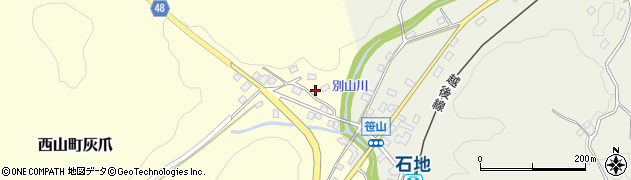 新潟県柏崎市西山町灰爪106周辺の地図
