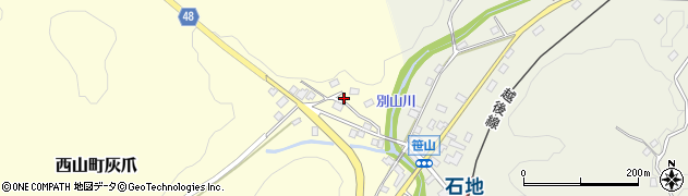 新潟県柏崎市西山町灰爪101周辺の地図