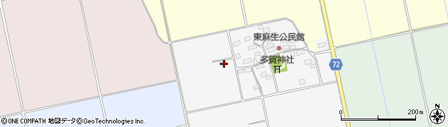 福島県会津若松市北会津町東麻生宮田周辺の地図