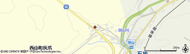 新潟県柏崎市西山町灰爪97周辺の地図