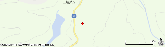 福島県会津美里町（大沼郡）佐賀瀬川（上小森山）周辺の地図