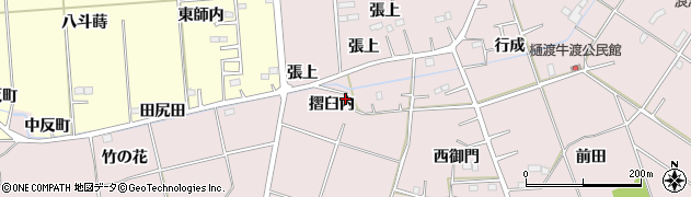福島県浪江町（双葉郡）樋渡（摺臼内）周辺の地図