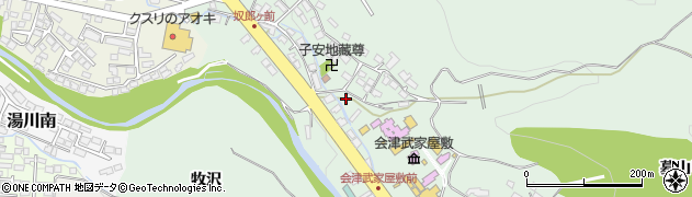 福島県会津若松市東山町大字石山周辺の地図