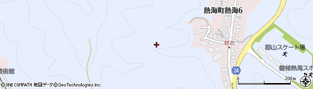 福島県郡山市熱海町高玉外手林周辺の地図