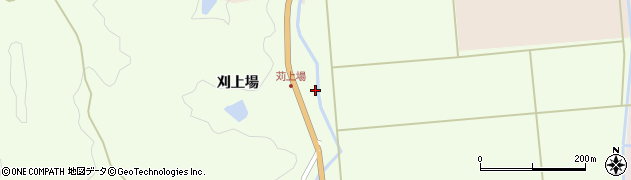 福島県会津若松市湊町大字共和（刈上場）周辺の地図