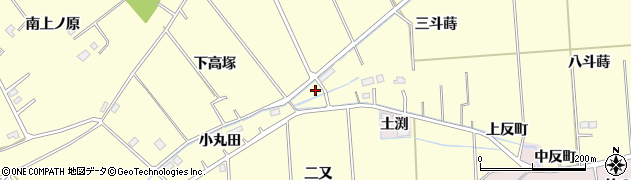 福島県浪江町（双葉郡）川添（三斗蒔）周辺の地図